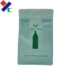 Eco Friendly Stand Up Zip Lock Bags 80 Micron Biodegradable Packaging Pouch Tear Notch